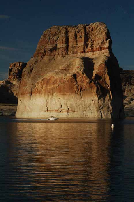 Lone Rock on Lake Powell